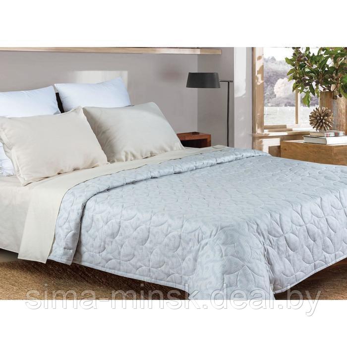 Одеяло-покрывало Organic Cotton 150х220 см, цвет серо-голубой - фото 1 - id-p174519068