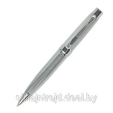 Ручка шариковая с поворотным механизмом "Pen Pro", металлическая, цвет серебро