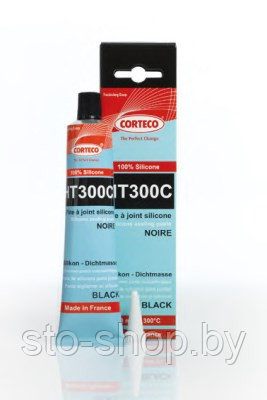 Черный - CORTECO HT300C Герметик силиконовый высокотемпературный 80мл - фото 2 - id-p20581432