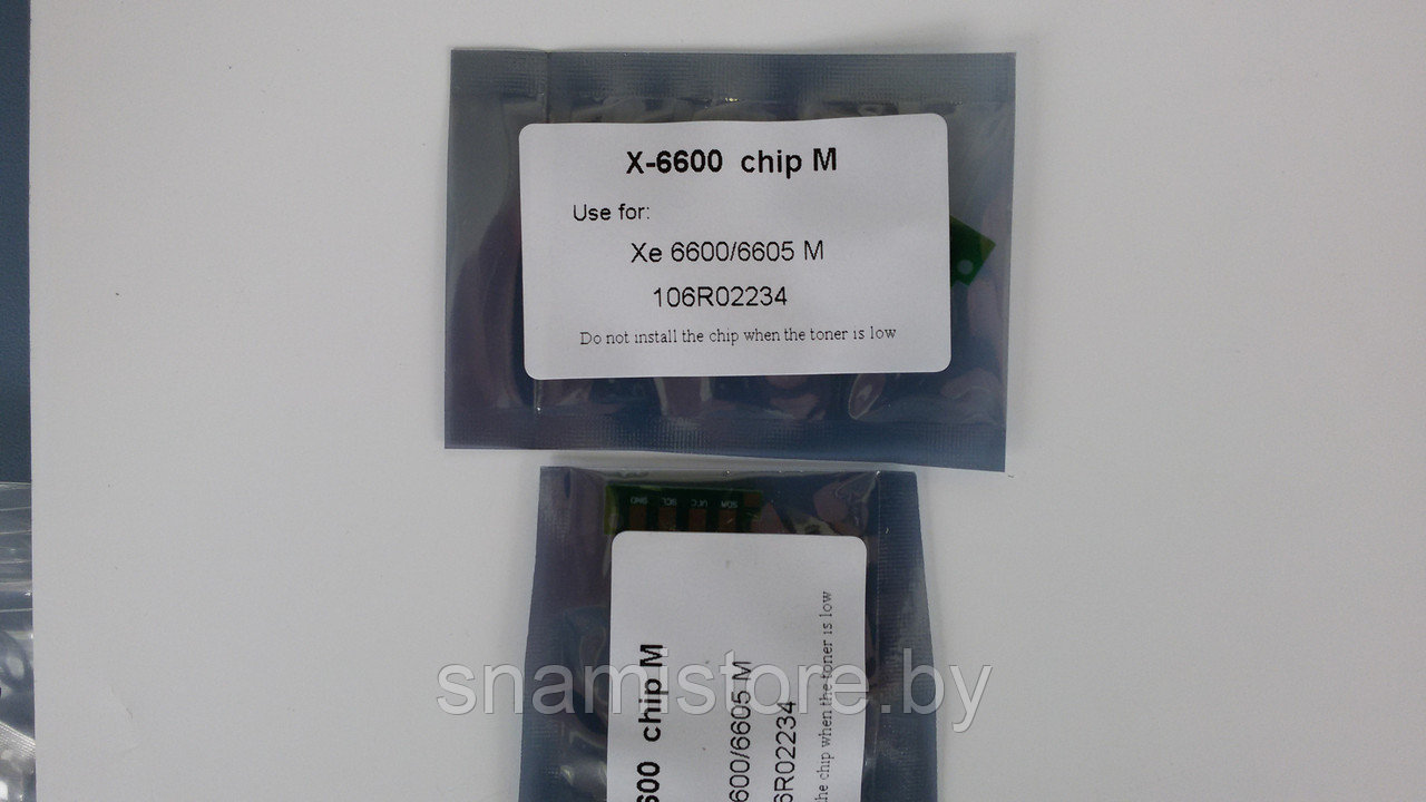 Чип Xerox Phaser 6600/WorkCentre 6605 - чип для тонер картриджа красный (106R02234) (SPI)