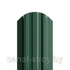 Штакетник металлический МП LАNE-O 16,5х99 (ПЭ-01-6005-0.45)  RAL 6005 Зеленый мох
