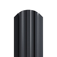 Штакетник металлический МП LАNE-O 16,5х99 (ПЭ-01-7024-0.45) RAL 7024 Серый графит