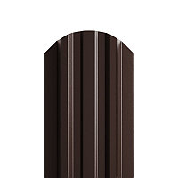Штакетник металлический МП LАNE-O 16,5х99 (ПЭ-01-8017-0.45) RAL 8017 Коричневый шоколад