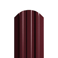 Штакетник металлический МП LАNE-O 16,5х99 (ПЭД-01-3005\3005-0.45) RAL 3005/3005 Красное вино двухсторонний