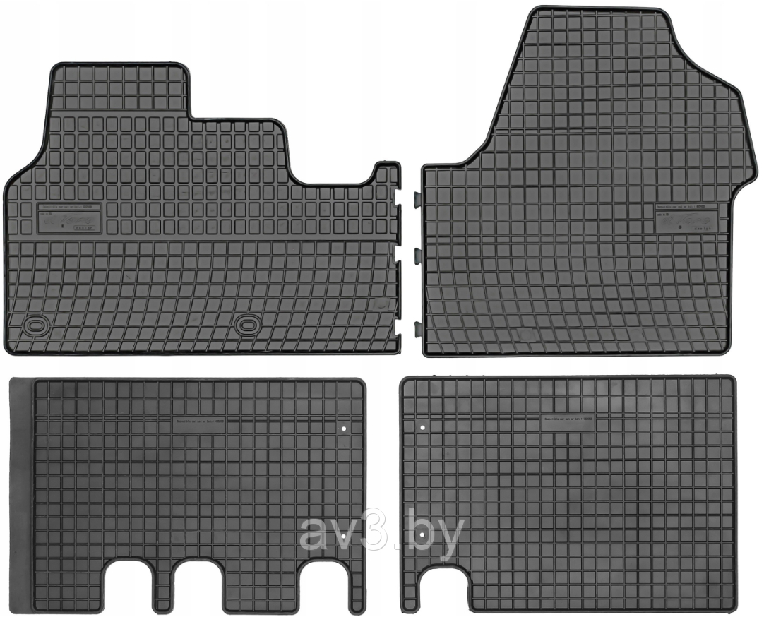 Коврики в салон Citroen Jumpy 3 2016- [402409] 2-й ряд / Peugeot Expert 3 2016- 2-й ряд / Fiat Scudo
