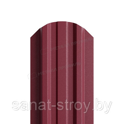 Штакетник металлический МП LАNE-O 16,5х99 (VikingMP E-20-3005-0.5) RAL 3005 Красное вино, фото 2
