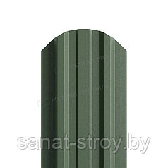 Штакетник металлический МП LАNE-O 16,5х99 (VikingMP E-20-6007-0.5)  RAL 6007 Бутылочно-зеленый