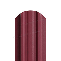 Штакетник металлический МП LАNE-O 16,5х99 (VikingMP-01-3005-0.45)  RAL 3005 Красное вино