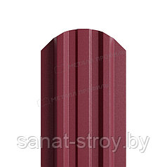Штакетник металлический МП LАNE-O 16,5х99 (VikingMP-01-3005-0.45)  RAL 3005 Красное вино