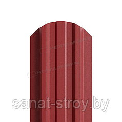 Штакетник металлический МП LАNE-O 16,5х99 (VikingMP-01-3005-0.45)  RAL 3005 Красное вино RAL 3011 Коричнево-красный