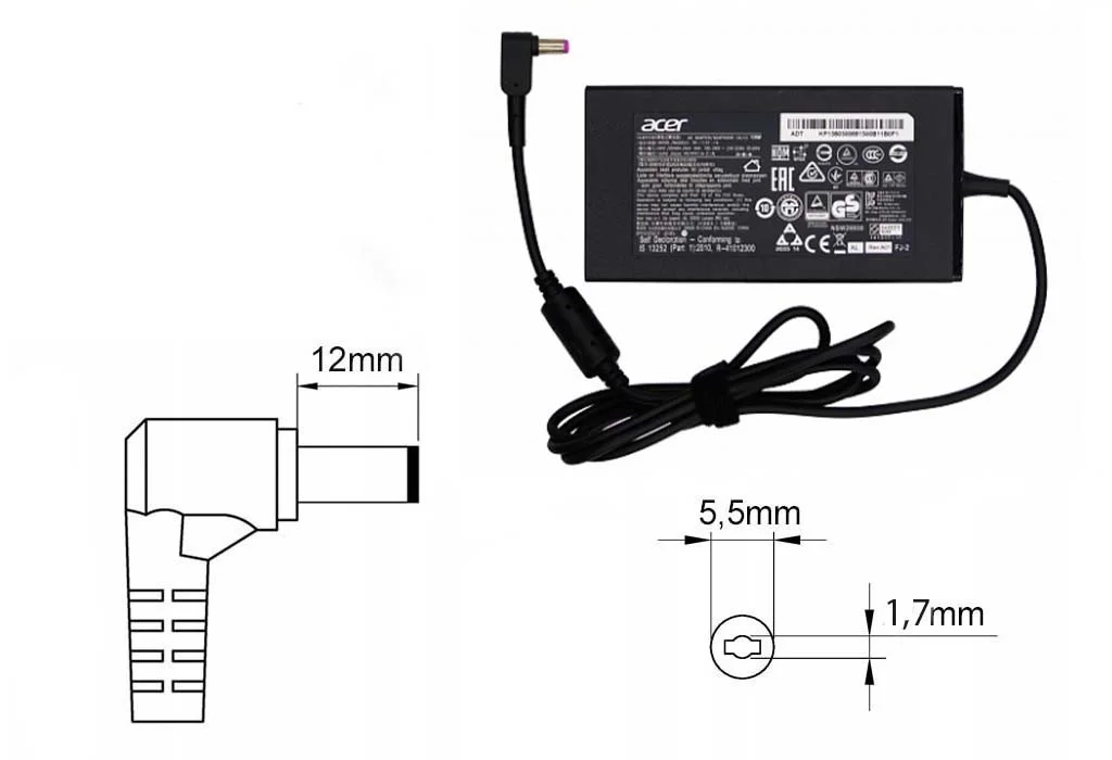 Зарядное, блок питания для ноутбука ACER PA-1131-16 19V 7.1A 135W Original AC Adapter ОРИГИНАЛ - фото 3 - id-p94820343