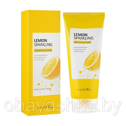 Пенка для умывания Secret Key Lemon Sparkling Cleansing Foam 200 мл - фото 1 - id-p174567540