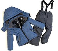 Детский демисезонный костюм Nordtex Kids мембрана цвет синий джинс (Размеры: 98,104,110, 116, 122)