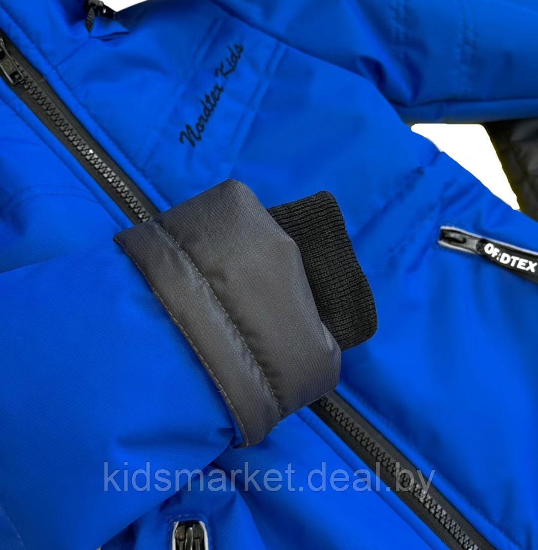 Детский демисезонный костюм Nordtex Kids мембрана синий (Размеры: 122) - фото 2 - id-p174569261