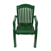 Пластиковый стул кресло Премиум-1 темно-зеленый