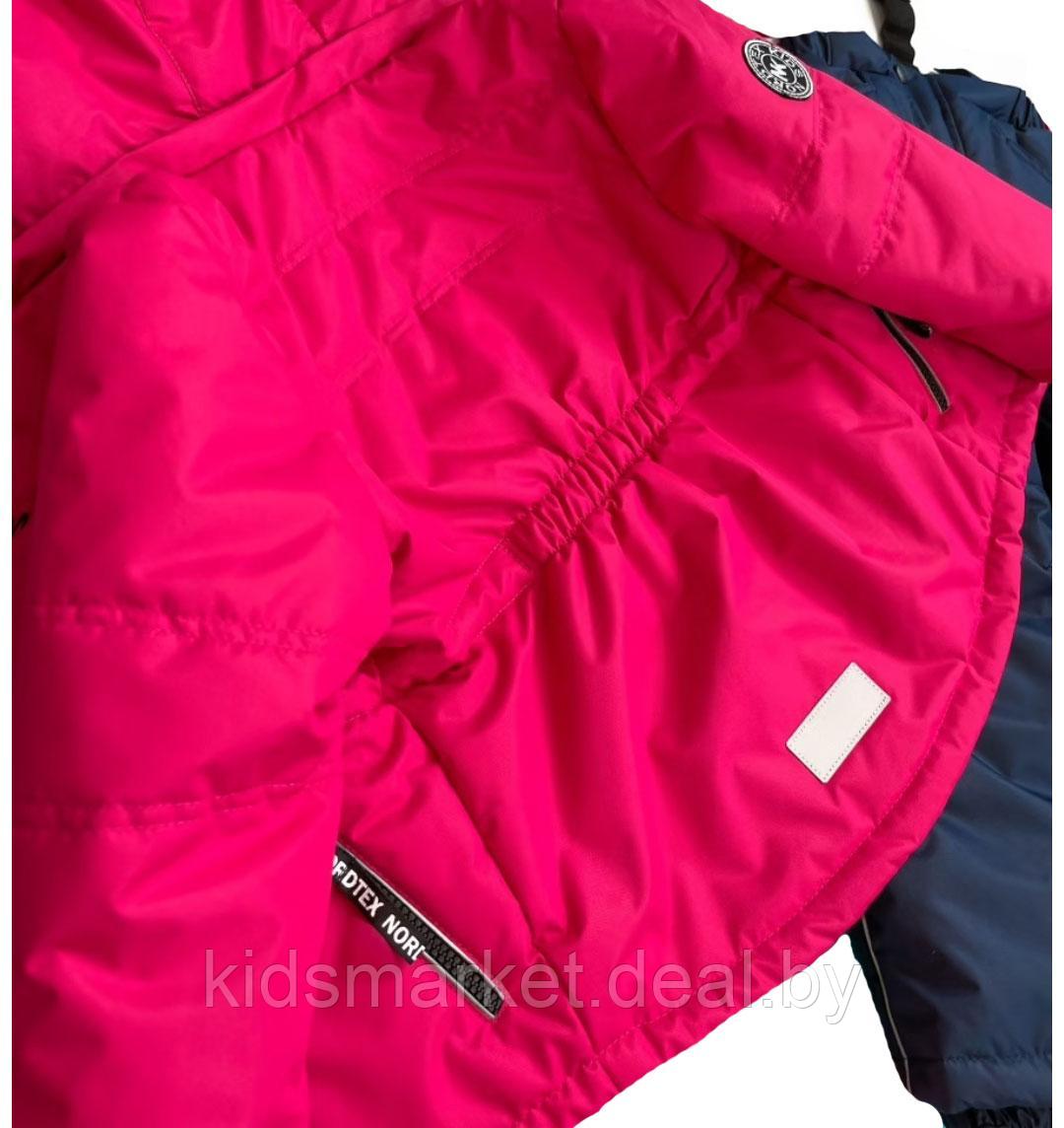 Детский демисезонный костюм Nordtex Kids мембрана малиновый (Размеры: 98) - фото 3 - id-p174580262