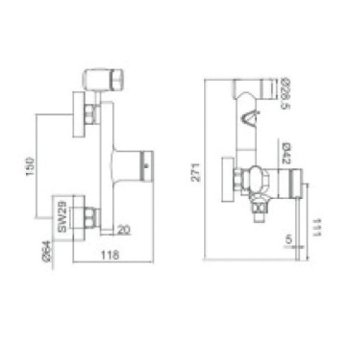 Смеситель Frap F2067-6 - фото 2 - id-p174584983