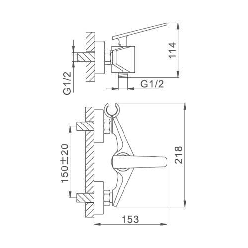 Смеситель Frap F2058 - фото 2 - id-p174585911