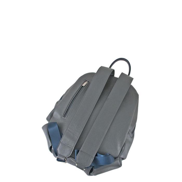 Рюкзак иск.кожа, молния,цвет серый - фото 2 - id-p174586212