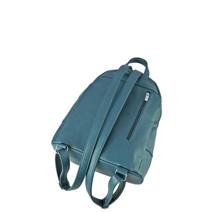 Рюкзак на молнии, цвет бирюзовый - фото 2 - id-p174586224