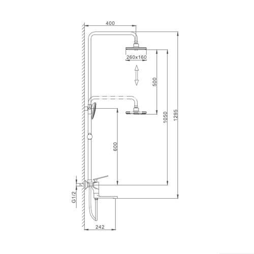 Душевая система Frap F2458 - фото 2 - id-p174589363