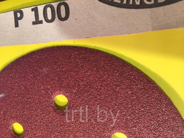Круг на липучке 150мм для смолистой древесины (PS18 разряженное зерно) - фото 2 - id-p174599044