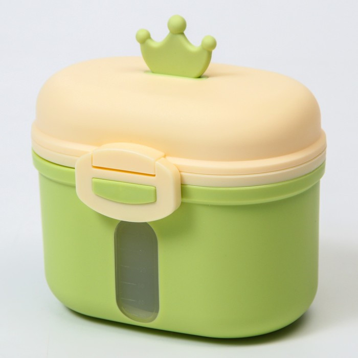 Контейнер для хранения детского питания «Корона», 240 гр., цвет зеленый - фото 7 - id-p167629235