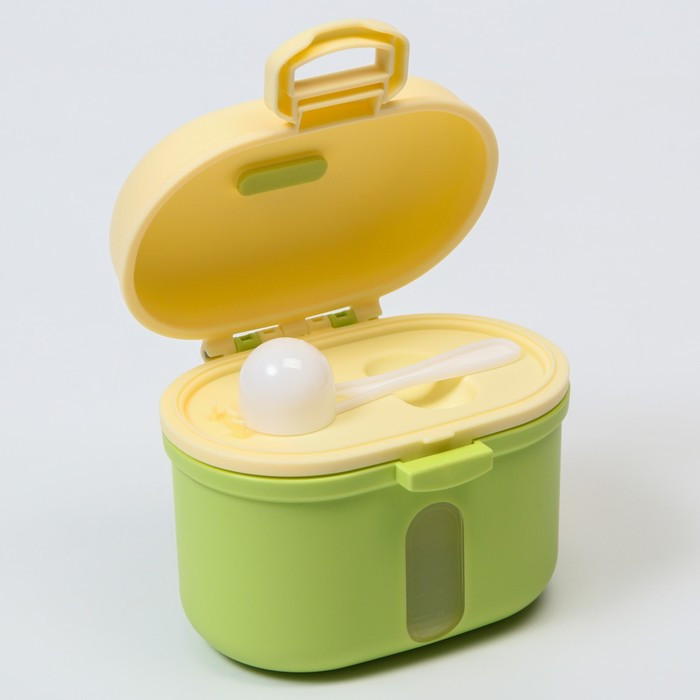 Контейнер для хранения детского питания «Корона», 240 гр., цвет зеленый - фото 9 - id-p167629235