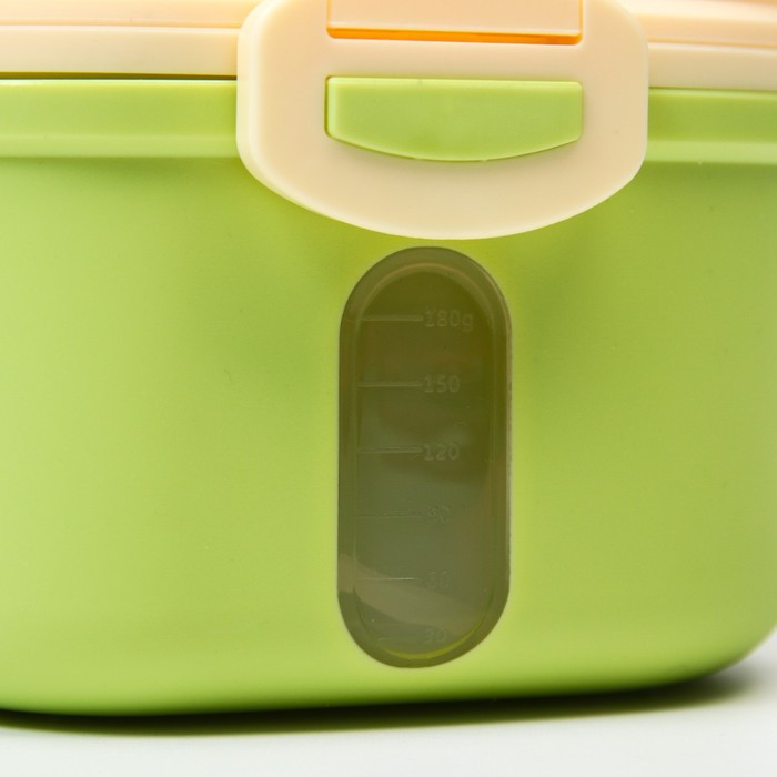 Контейнер для хранения детского питания «Корона», 240 гр., цвет зеленый - фото 5 - id-p167629235