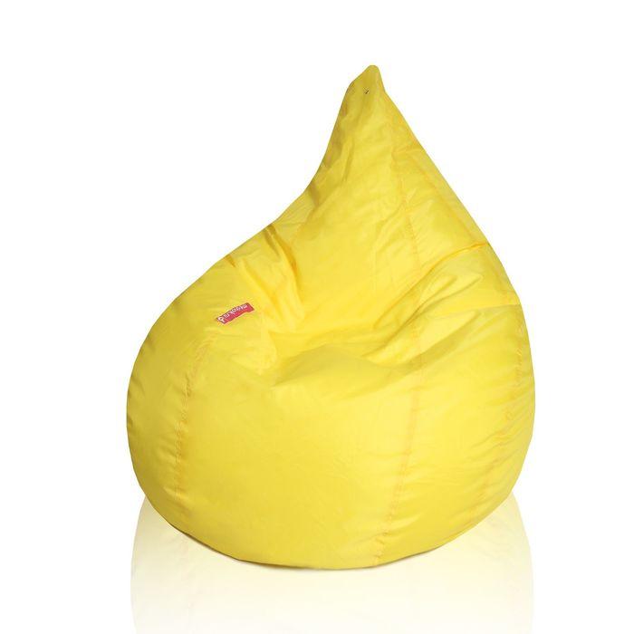 Кресло - мешок «Груша», диаметр 90, высота 140, цвет жёлтый - фото 1 - id-p174593389