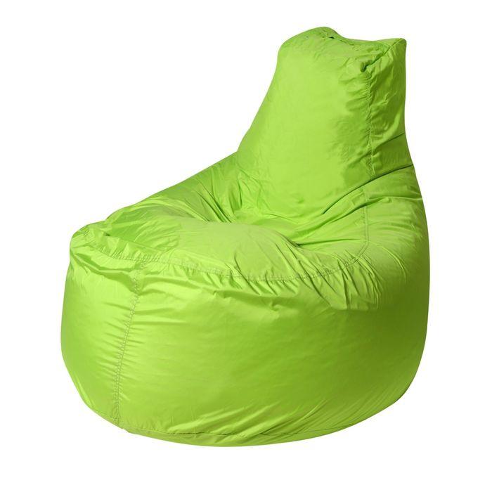 Кресло - мешок «Банан», диаметр 90 см, высота 100 см, цвет зелёный - фото 1 - id-p174593414