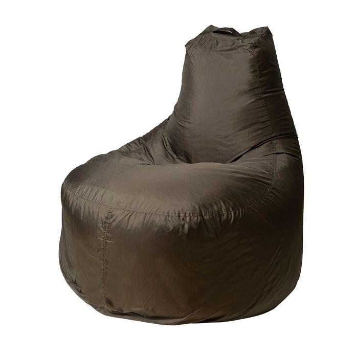 Кресло - мешок «Банан», диаметр 90 см, высота 100 см, цвет коричневый - фото 1 - id-p174593417