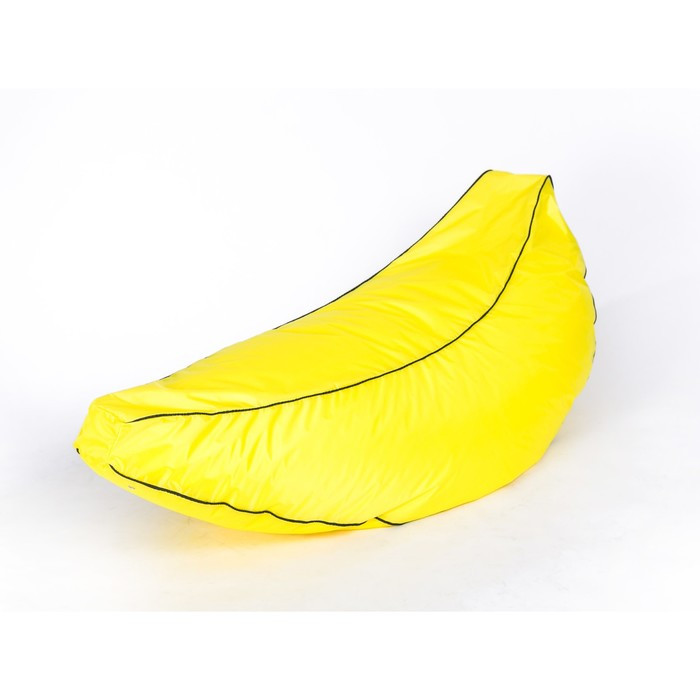 Кресло - мешок «Банан» большой, длина 150 см, толщина 60 см, цвет жёлтый, плащёвка - фото 2 - id-p174593538