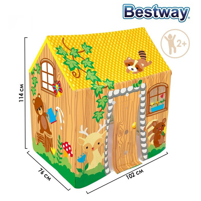 Игровой домик-палатка, 102 х 76 х 114 см, от 2-6 лет, 52007 Bestway - фото 1 - id-p162766256