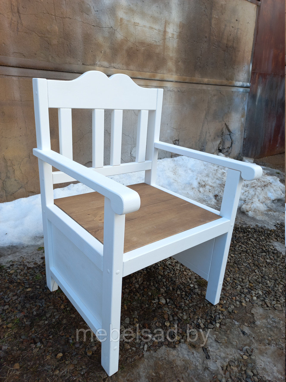 Кресло садовое и банное из массива сосны "Прованс Галант" - фото 1 - id-p174602827