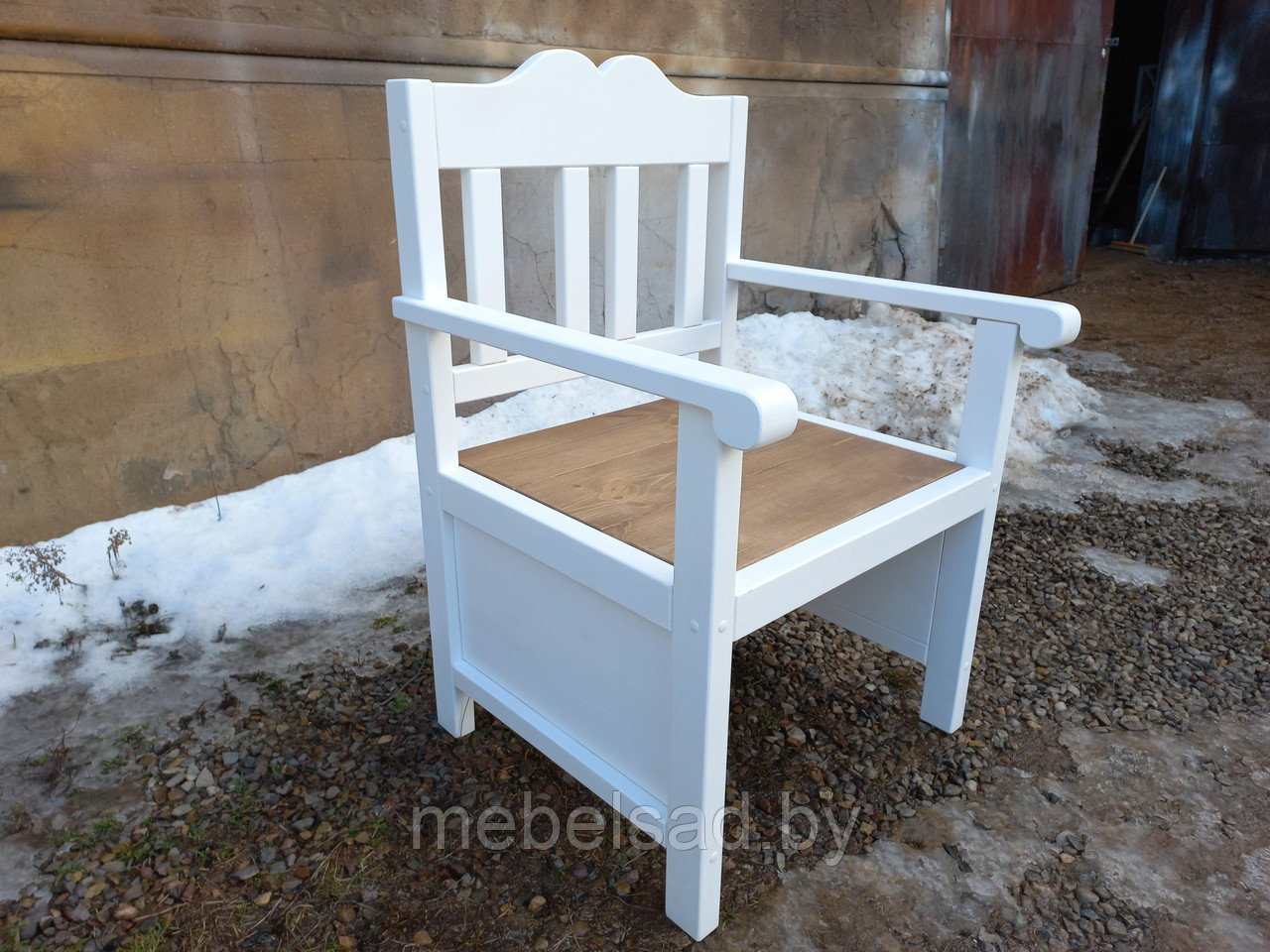 Кресло садовое и банное из массива сосны "Прованс Галант" - фото 5 - id-p174602827