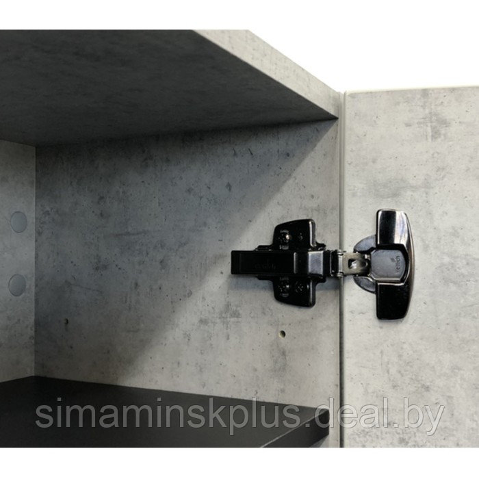Шкаф-колонна COMFORTY «Франкфурт-40» цвет бетон светлый - фото 7 - id-p174607799