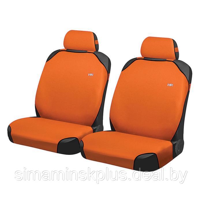Накидки, на переднее сиденье, PERFECT FRONT, Оранжевый, трикотаж - фото 1 - id-p174609796