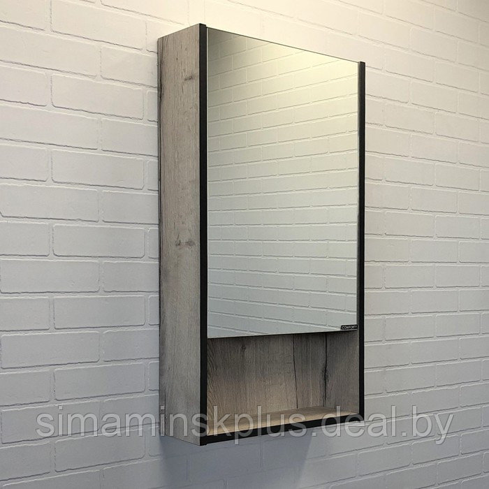 Зеркало-шкаф COMFORTY «Вена-45» цвет дуб дымчатый - фото 1 - id-p174607181