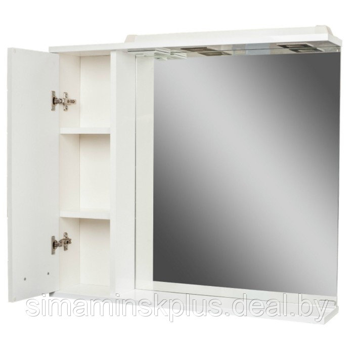 Шкаф-зеркало Cube 75 Эл. левый Домино - фото 2 - id-p174607341