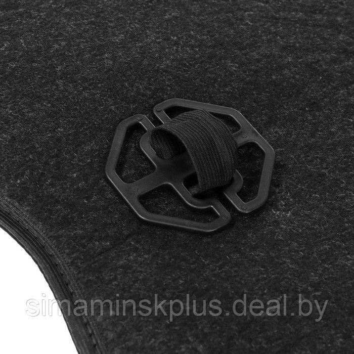 Накидка на сиденье, натуральная шерсть, 145х55 см, черная - фото 9 - id-p174609112