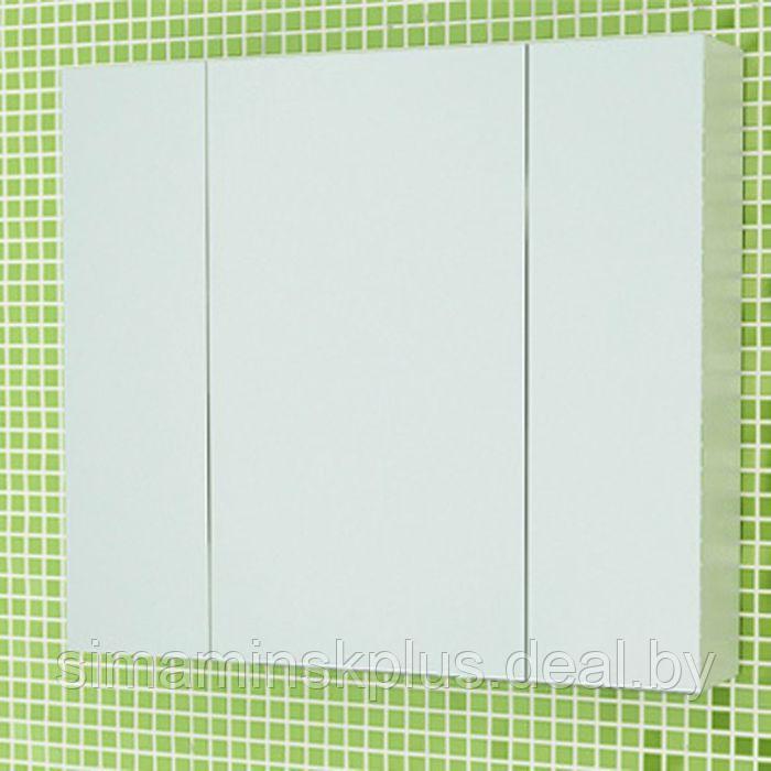 Зеркало-шкаф для ванной "Римини-80" 70 х 80 х 15 см, белый - фото 1 - id-p174607420