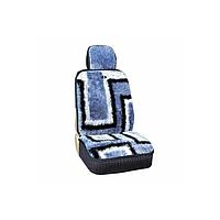 Чехлы сиденья меховые искусственные 5 предм. Skyway Arctic синий, черный, белый, S03001080