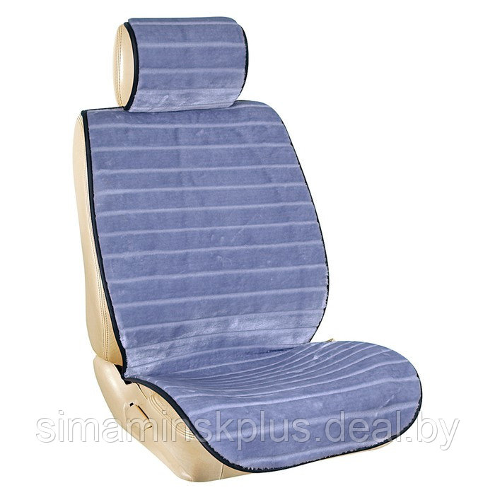 Накидка на сиденье Skyway ARCTIC, искусственный мех, серый, 5 предметов, S03001063 - фото 1 - id-p174609198