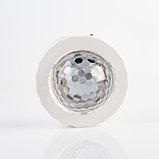 Световой прибор «Мини диско-шар» 8 см, свечение RGB, 5 В, фото 3