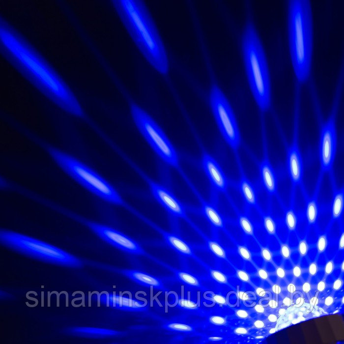 Световой прибор «Мини диско-шар» 8 см, свечение RGB, 5 В - фото 5 - id-p174621492
