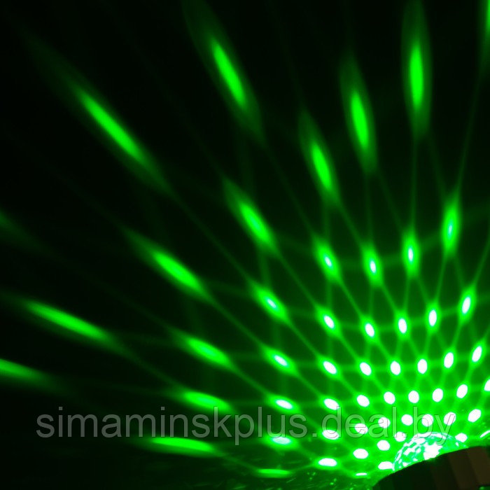 Световой прибор «Мини диско-шар» 8 см, свечение RGB, 5 В - фото 7 - id-p174621492