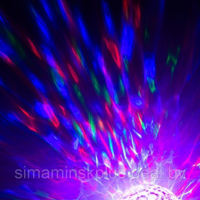 Световой прибор «Кубок» 10 см, свечение RGB, 220 В, белый - фото 5 - id-p174621495