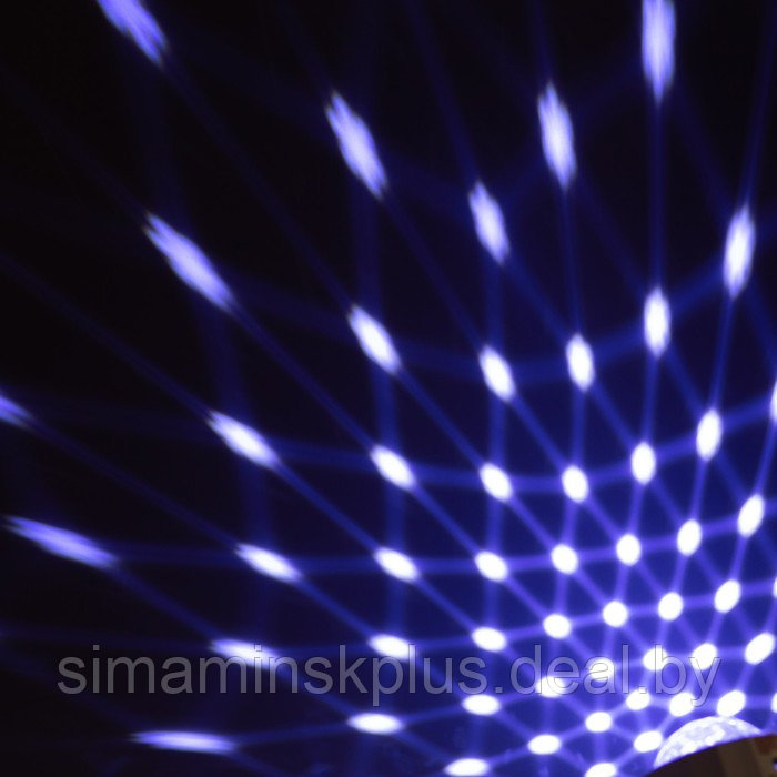 Световой прибор «Мини диско-шар» 8 см, автоматическая смена цвета, свечение RGB, 5 В - фото 5 - id-p174621497