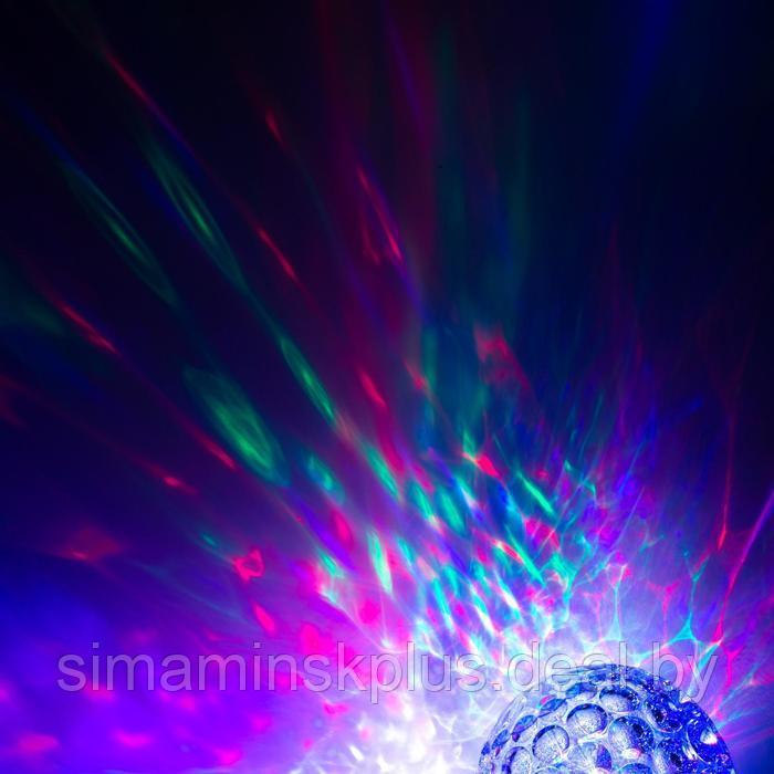 Световой прибор «Снеговик с синим шаром» 9.5 см, свечение мульти, 220 В - фото 5 - id-p174621499